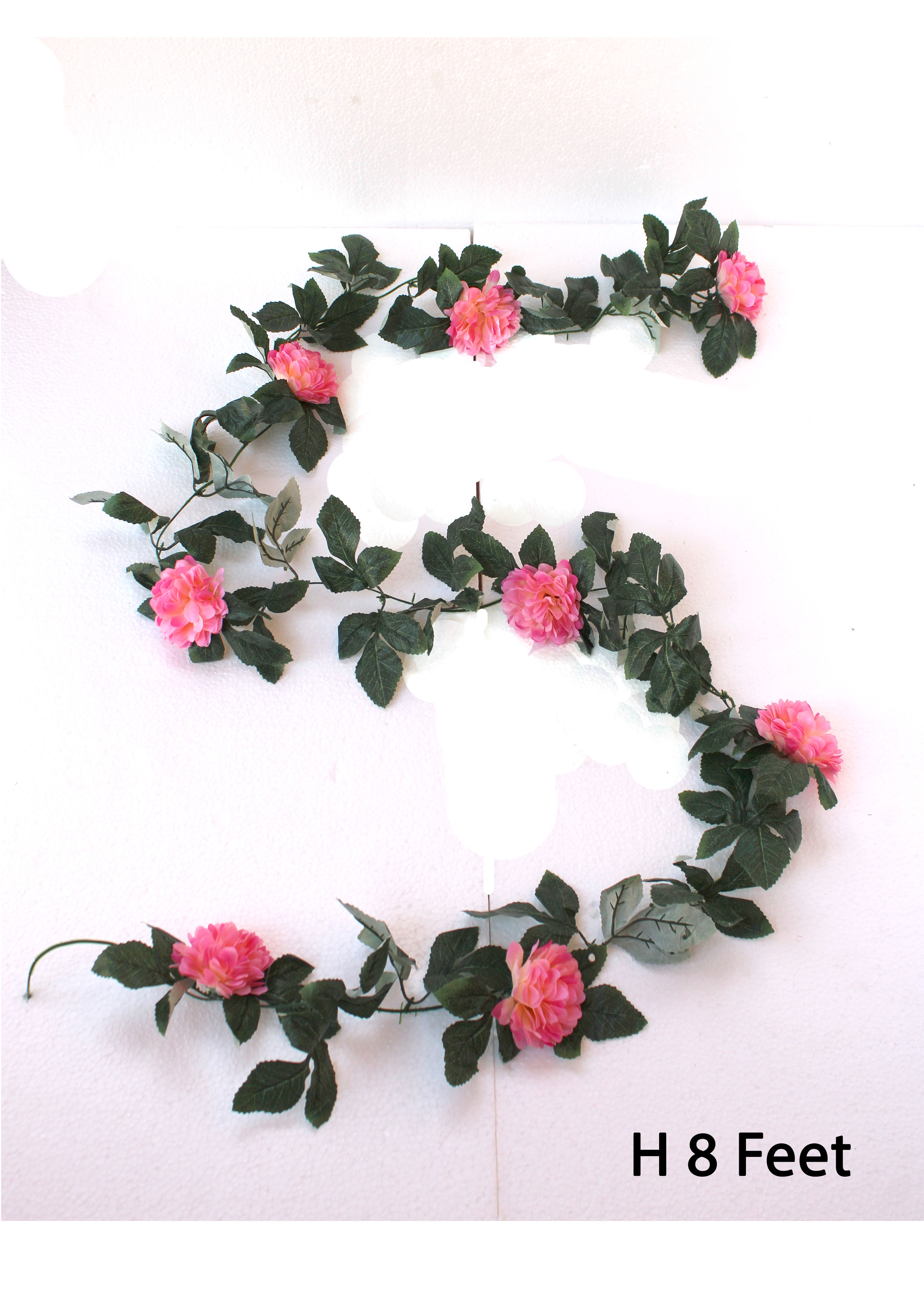 MG037 Gladiola & Leaf Garland