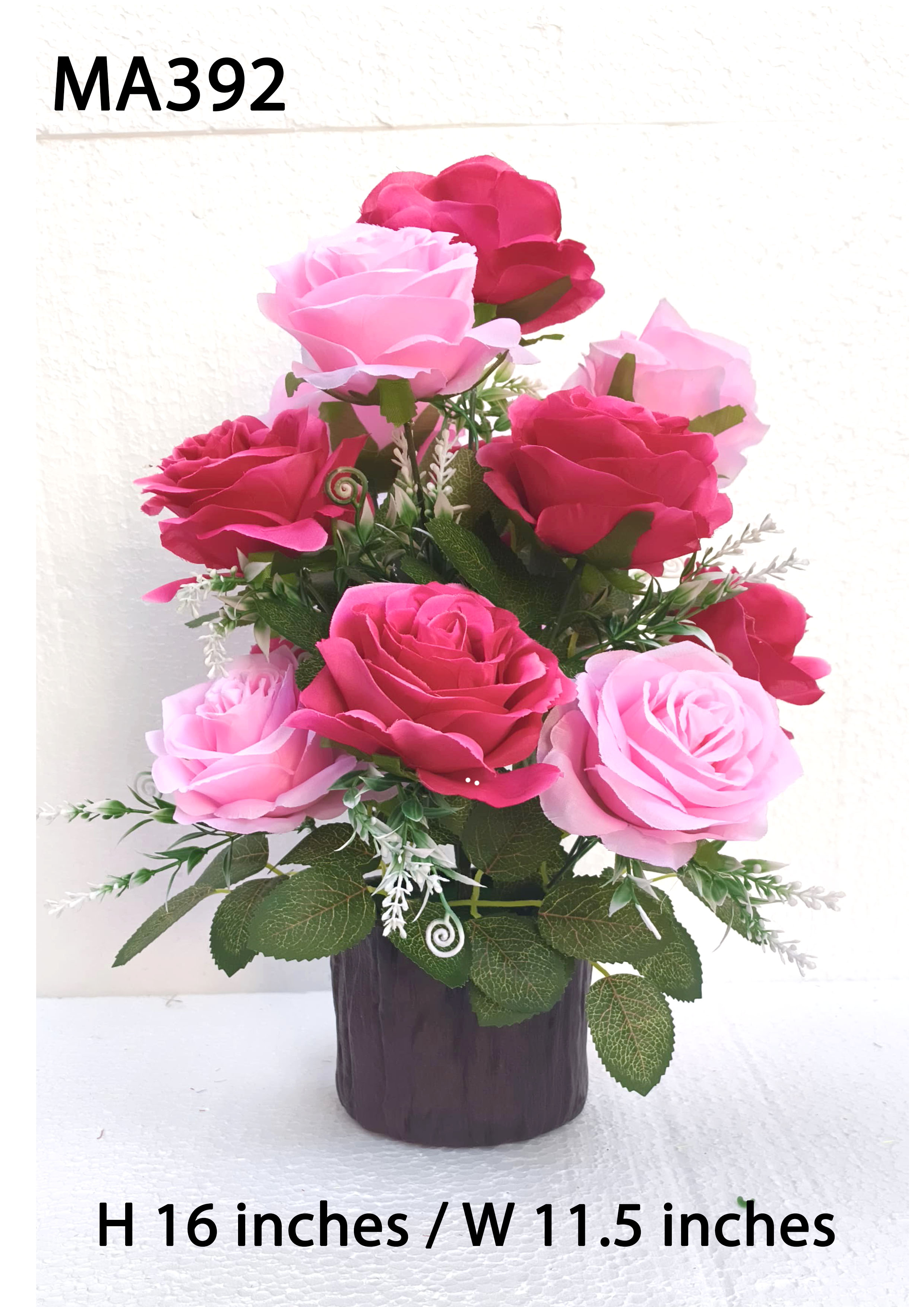 MA392 Rose Pot Arrangement