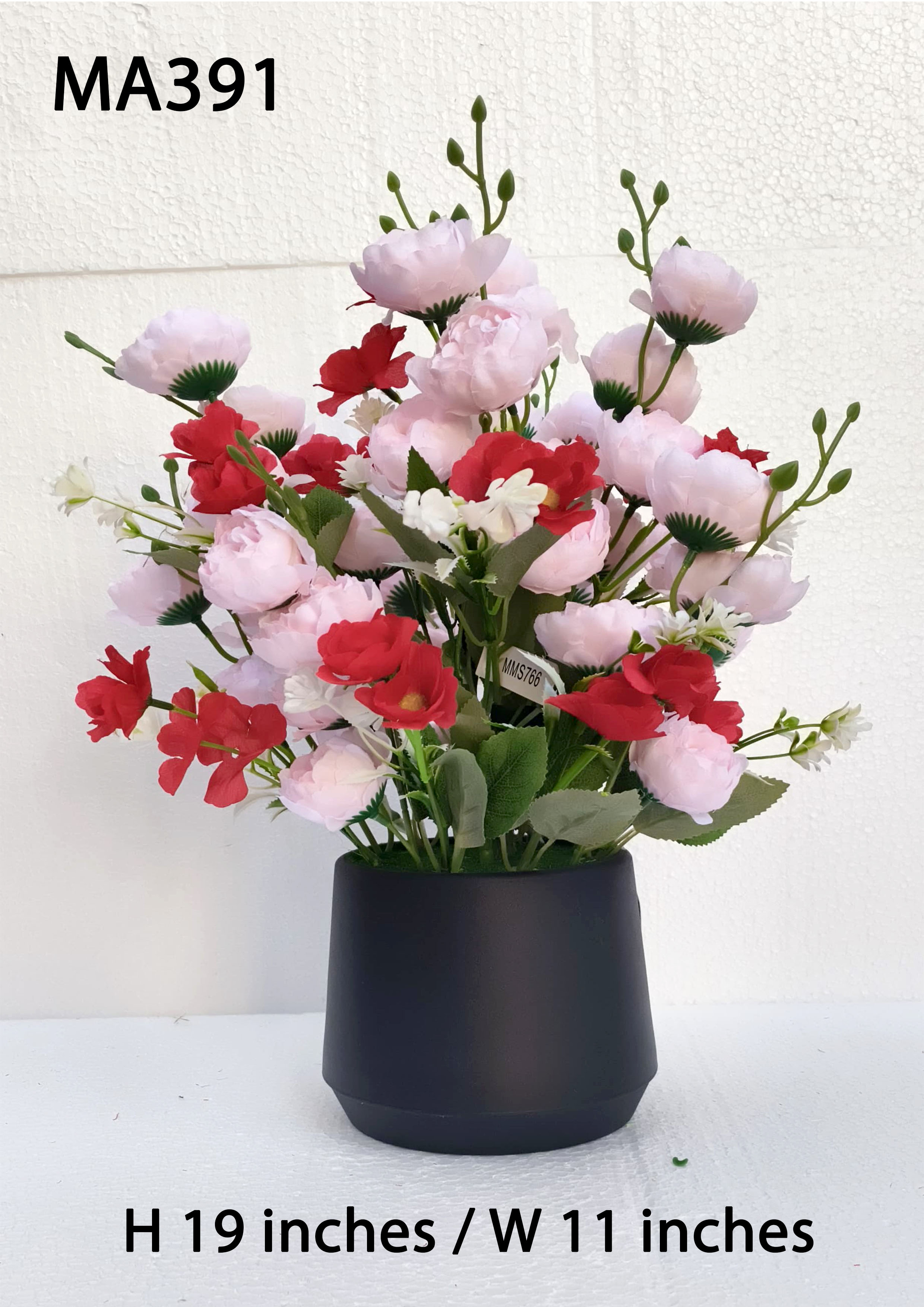 MA391 Peony Pot Arrangement