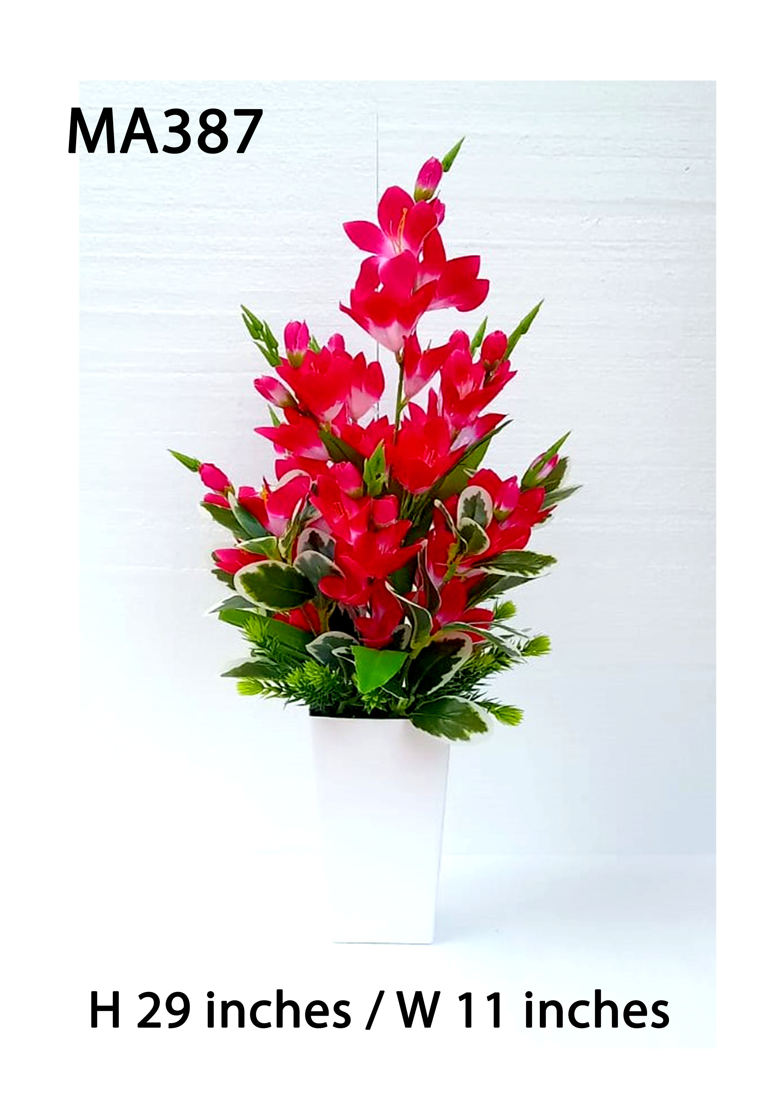 MA387 Gladiola Pot Arrangement