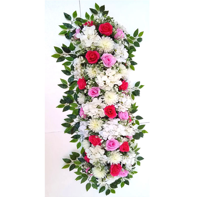 White Hydrengea Flower Mat