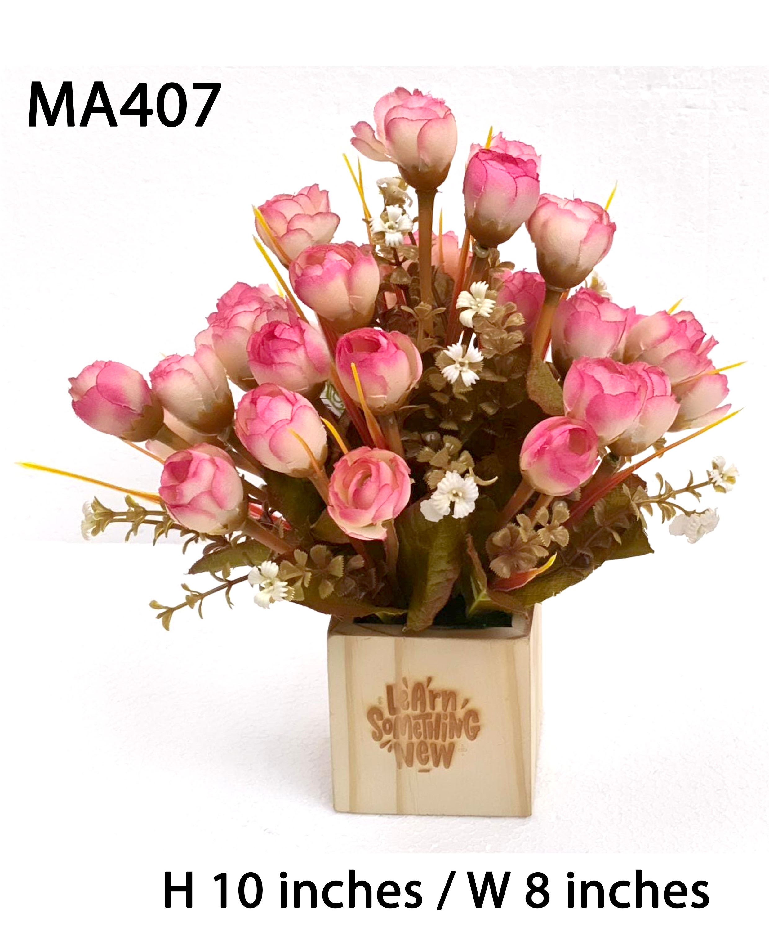 MA407 Bud Rose Pot Arrangement