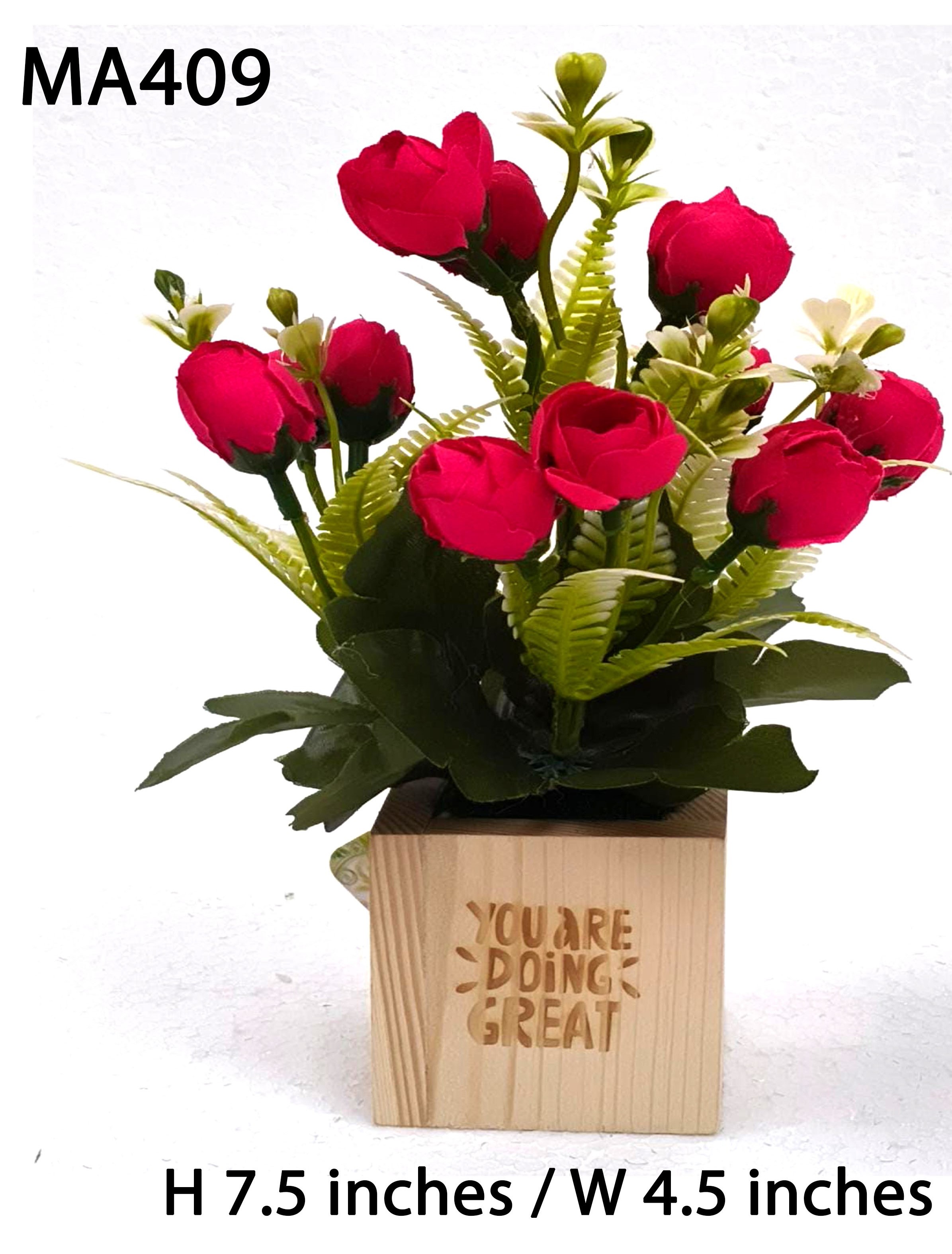 MA409 Bud Rose Pot Arrangement