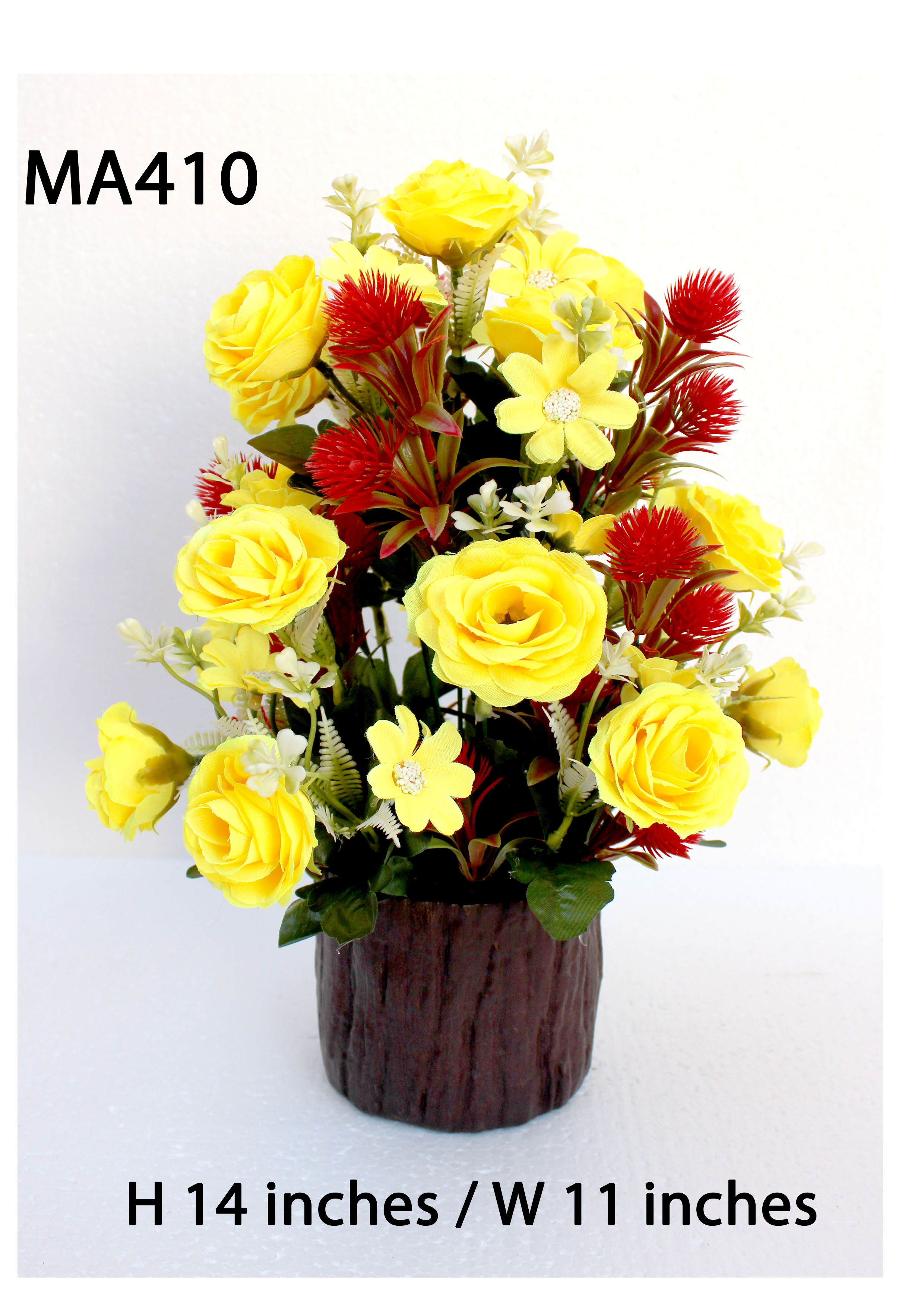 MA410 Rose & Sun Pot Arrangement